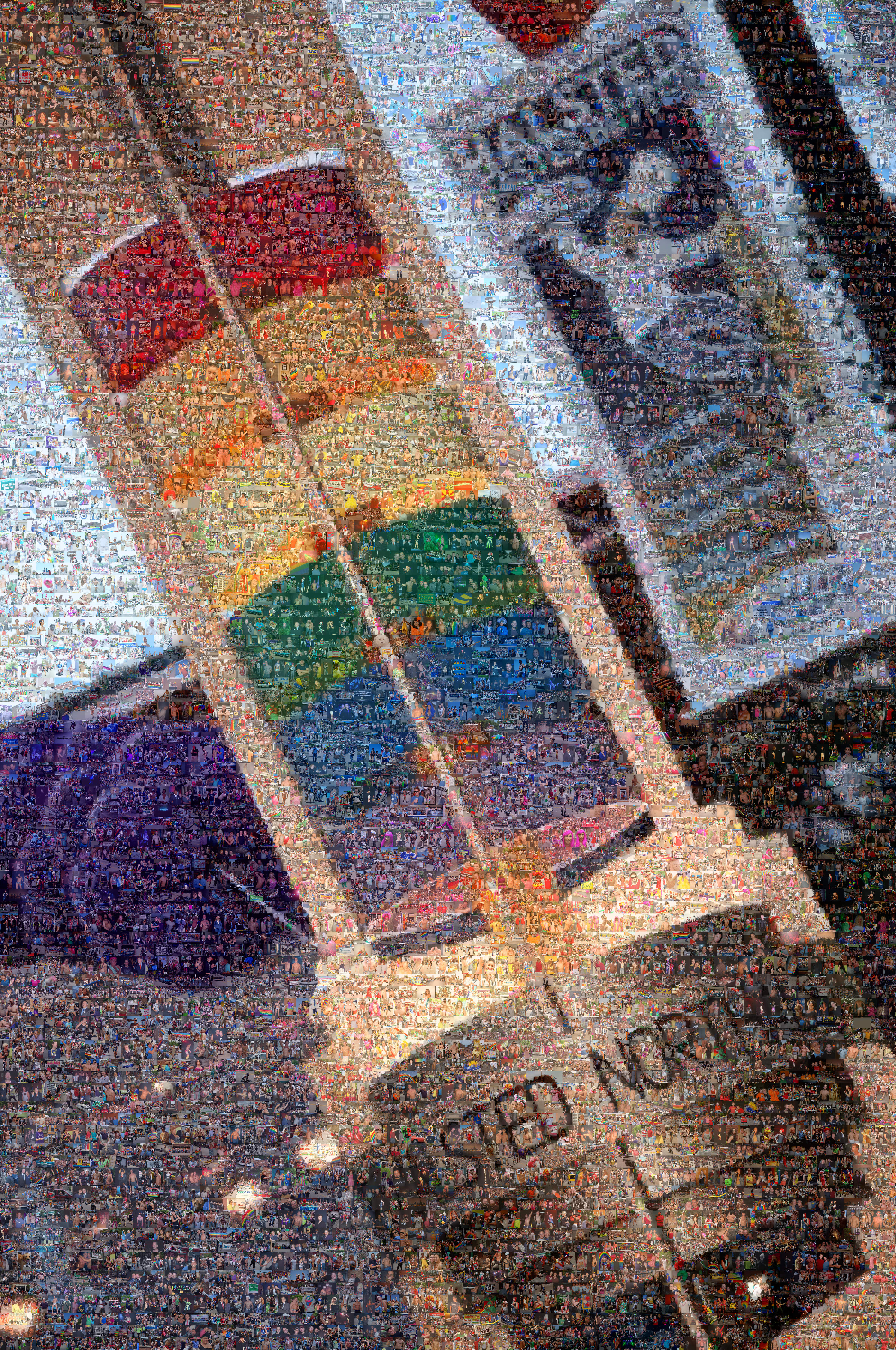 Chicago Pride photo mosaic preview